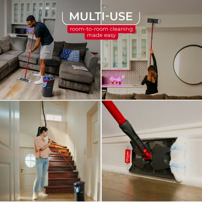 O-Cedar H2prO Flat Mop System Dual Tank Microfiber Floor Mop with Hands-Free Wringer for Hardwood Tile Laminate