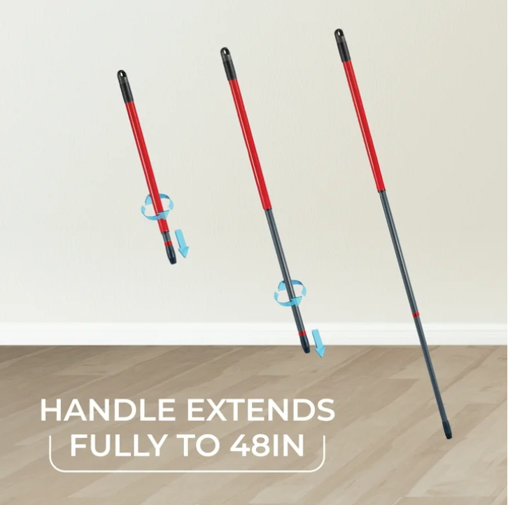 O-Cedar RinseClean Spin Mop and Bucket System 2 Tank Microfiber Mop Hands Free Floor Cleaning System