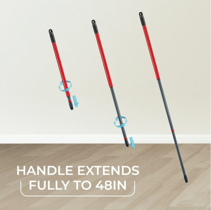 O-Cedar RinseClean Spin Mop and Bucket System 2 Tank Microfiber Mop Hands Free Floor Cleaning System