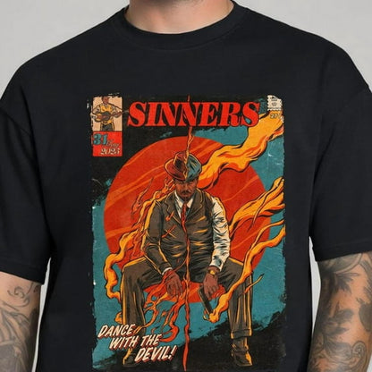 Sinners Retro Clone T-Shirt