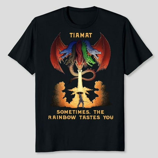 Tiamat Somtimes The Rainbow Tastes You Dungeons And Dragons Men's And Women's Graphic Tee
