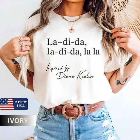 Unisex La Di Da Shirt, Diane Keaton Quote Tee, Annie Hall T-shirt